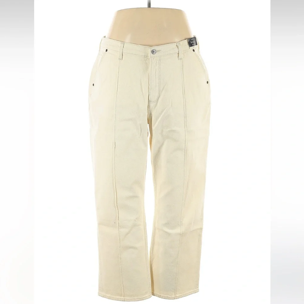 NWT Abercrombie & Fitch Cream The Baggy Midrise | 16s - Picture 1 of 6